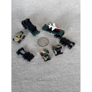 Micro Machines Military Vehicle Lot Army Trucks Planes‎ Tanks Toy Car Set